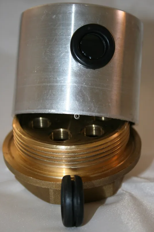 Aluminium caps for immersion heaters